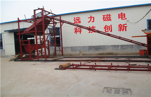 干式磁選機(jī)，上海CTG-7522干選磁選機(jī)_小型鐵礦石上海CTG-7522干選磁選機(jī)_工作原理 _選礦流程